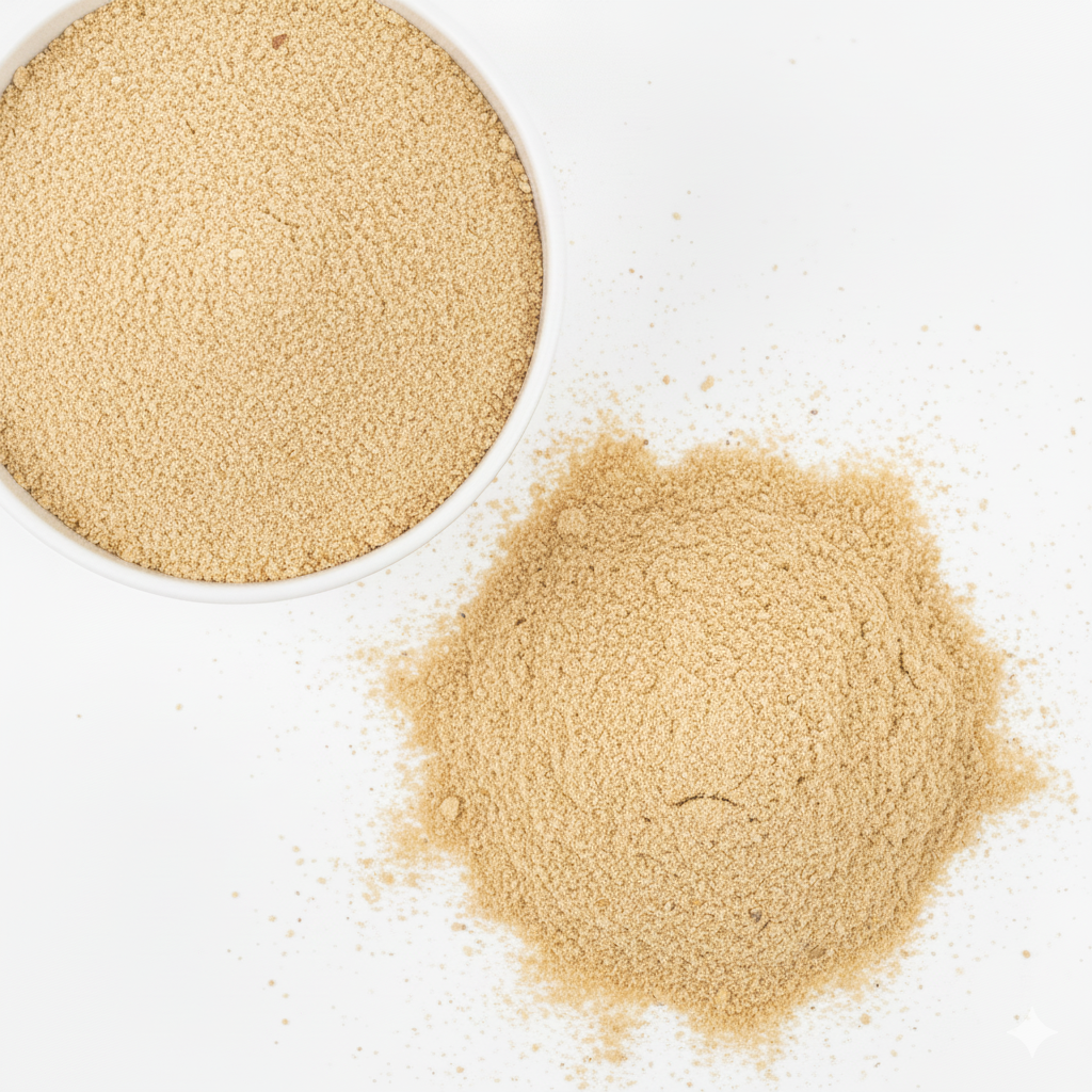 Harina de linaza dorada