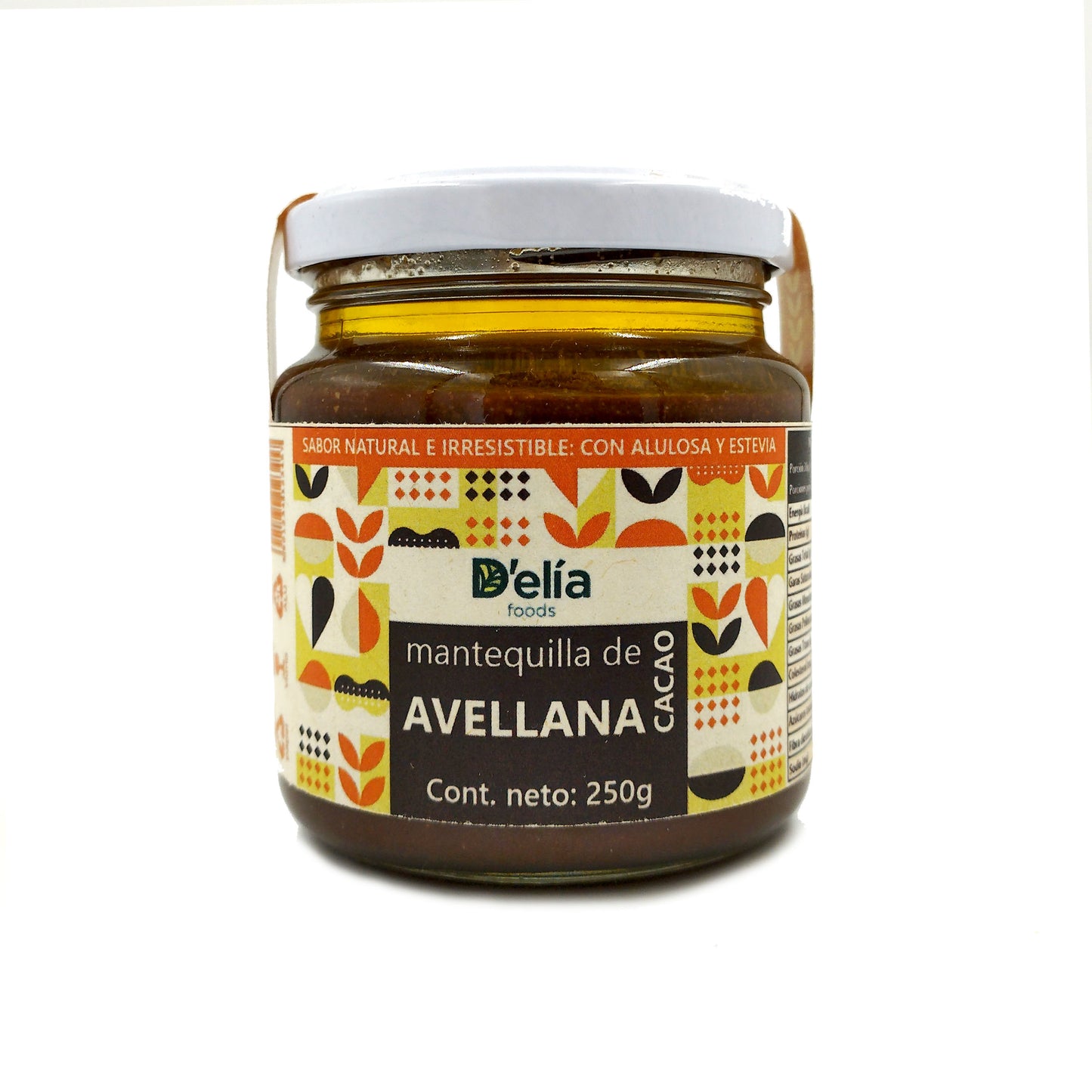Mantequilla de avellana con cacao y alulosa