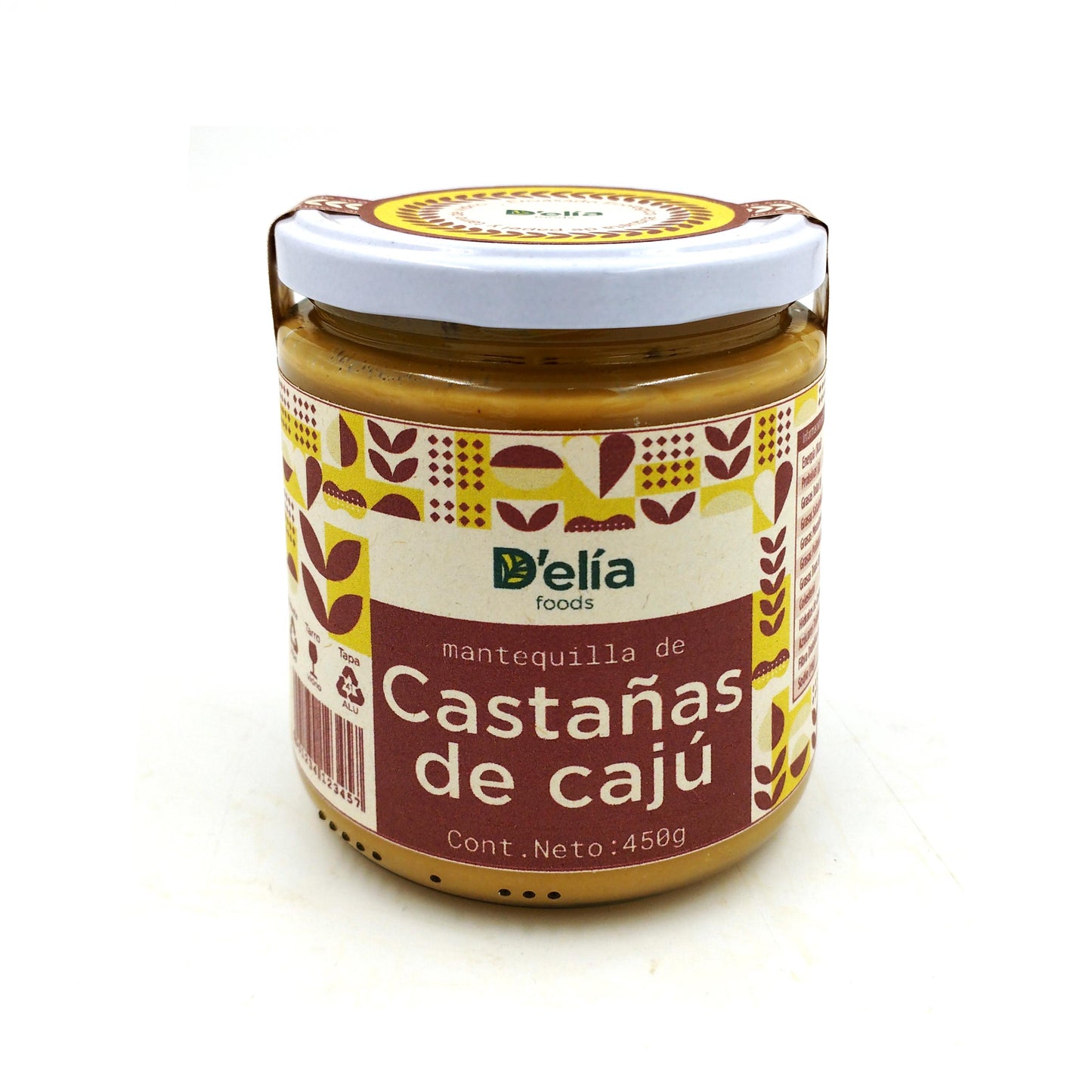 Mantequilla de castaña de cajú