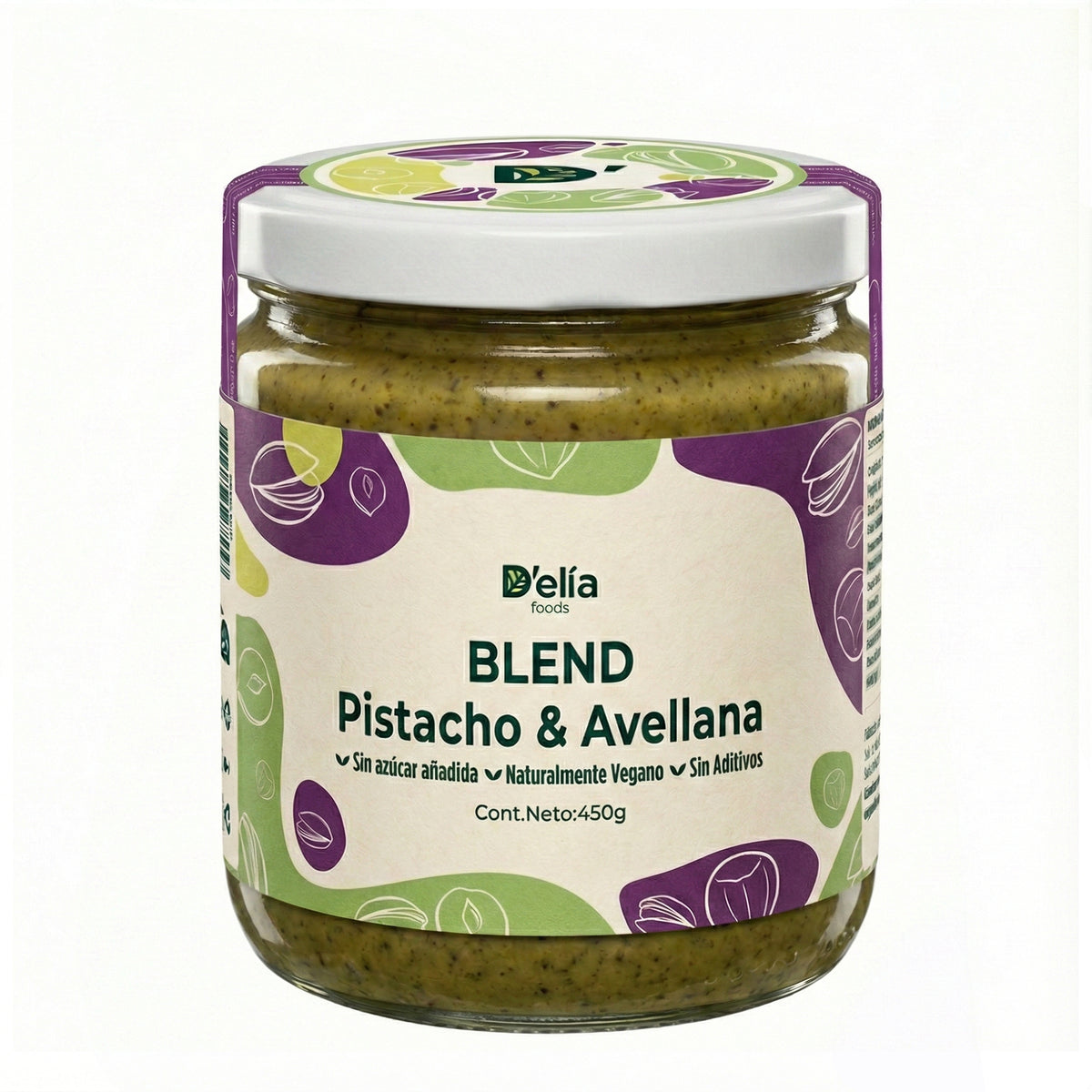 Crema de Pistacho y Avellana Blend | 100% Natural y Sin Azúcar - 250g