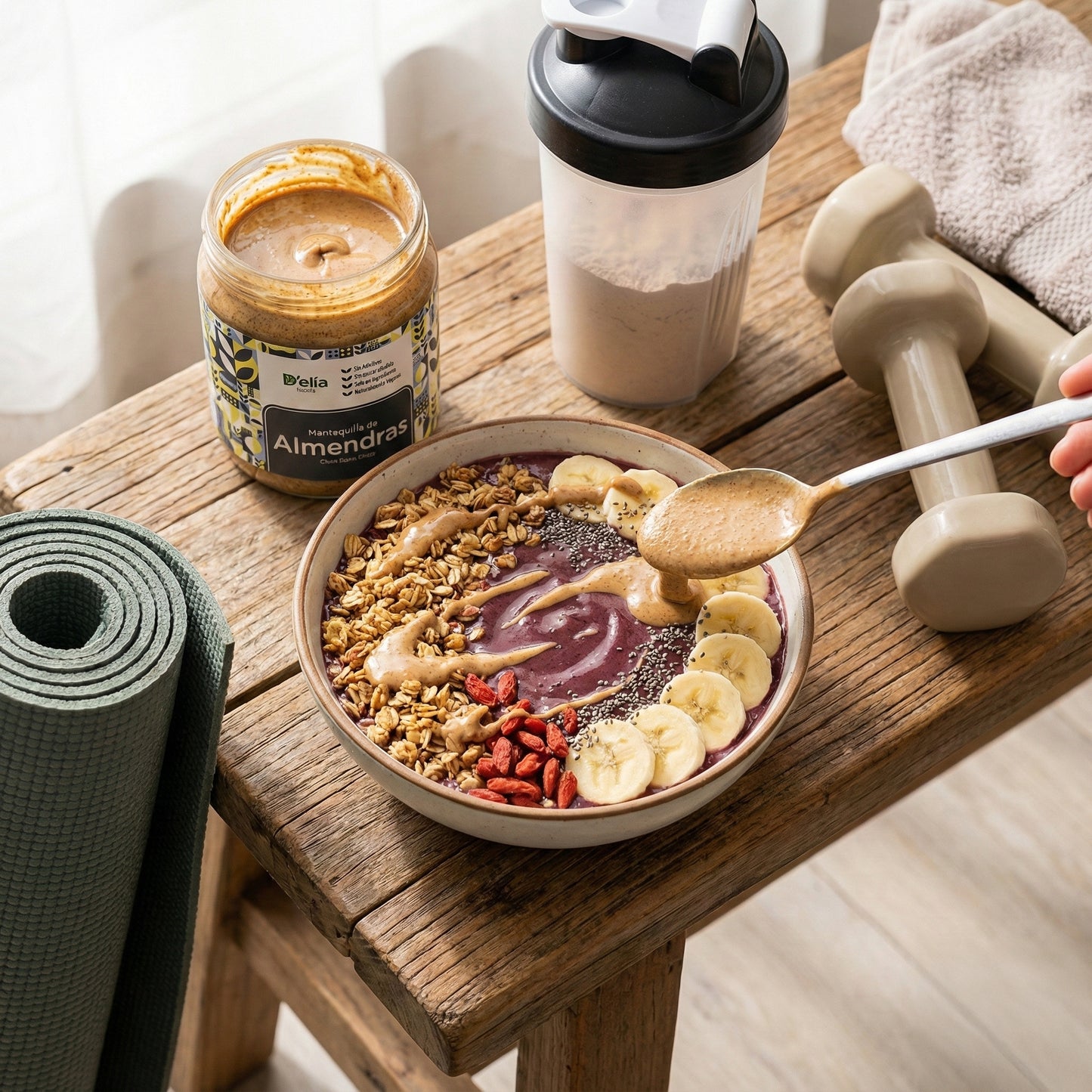 Mantequilla de almendra