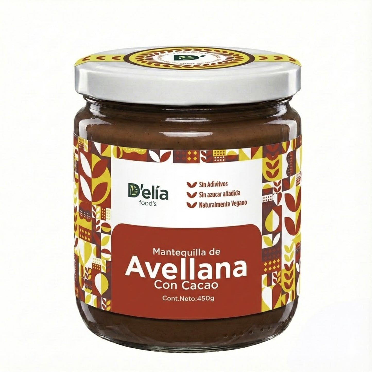 Mantequilla de avellana con cacao y alulosa