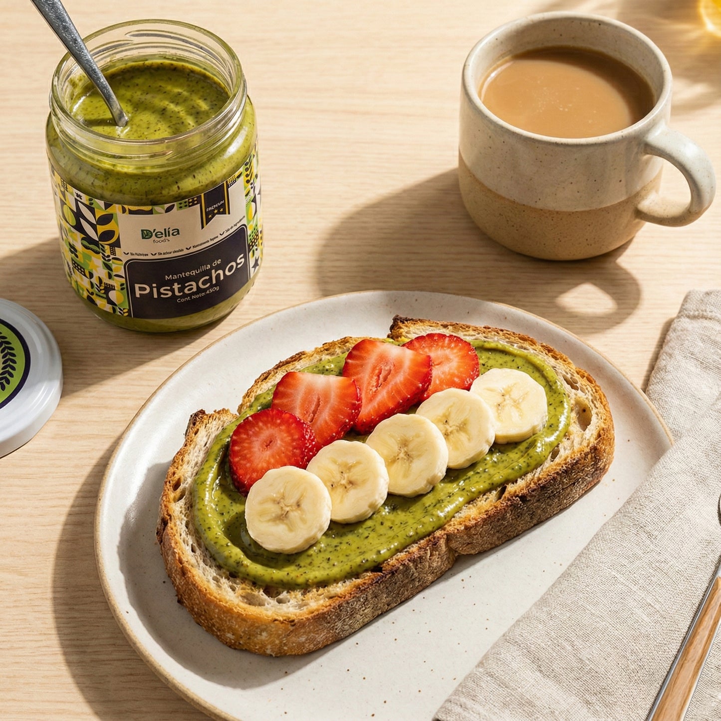 Mantequilla de pistacho