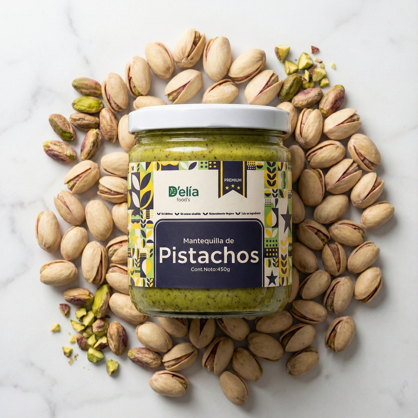 Mantequilla de pistacho